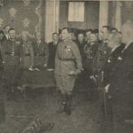 Na zdjęciu: Uroczystość wręczenia orderu Virtuti Militari w tomaszowskim magistracie. „Wiarus” nr 5 z 1937 roku.