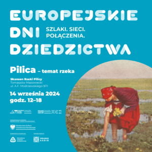 Grafika przedstawia informacje dotyczące Europejskich Dni Dziedzictwa 2024.